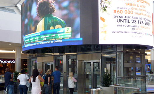 LED Display at Cradlestone Mall